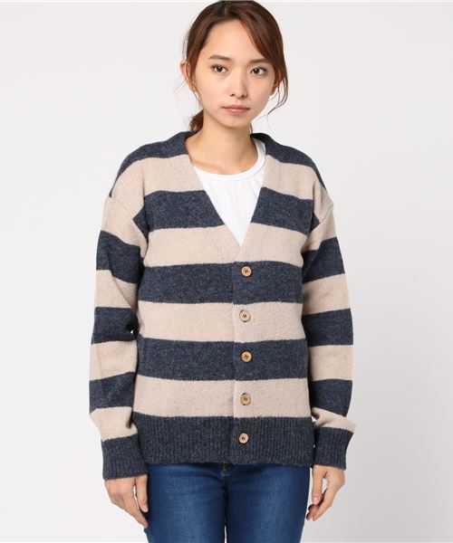 CUBE SUGAR(キューブシュガー)の「シェットランド Vネックカーディガン(カーディガン/ボレロ・レディース・その他/その他1・M)」の4枚目の写真