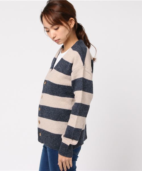 CUBE SUGAR(キューブシュガー)の「シェットランド Vネックカーディガン(カーディガン/ボレロ・レディース・その他/その他1・M)」の5枚目の写真