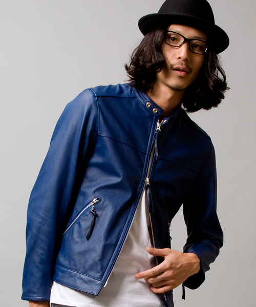 BEAUTY&YOUTH UNITED ARROWS（ビューティーアンドユースユナイテッドアローズ）の「by ∴ ゴート シングル ライダース ◆（ライダースジャケット・メンズ・ブラック/ベージュ/ブルー・SMALL/MEDIUM/LARGE/X-LARGE）」の3枚目の写真