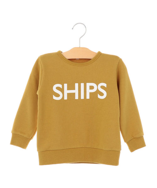 SHIPS(シップス)の「SHIPS KIDS:ロゴ スウェット(100~130cm)(スウェット・キッズ・ナチュラル/ネイビー/グレー/マスタード/ライトブルー・100/110/120/130)」の5枚目の写真