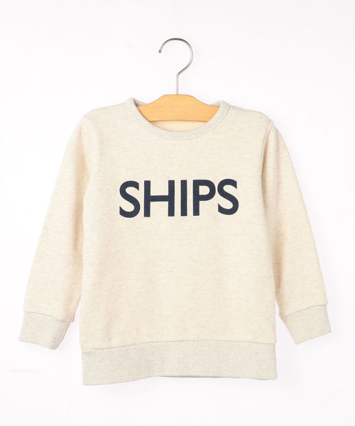 SHIPS(シップス)の「SHIPS KIDS:ロゴ スウェット(100~130cm)(スウェット・キッズ・ナチュラル/ネイビー/グレー/マスタード/ライトブルー・100/110/120/130)」の8枚目の写真