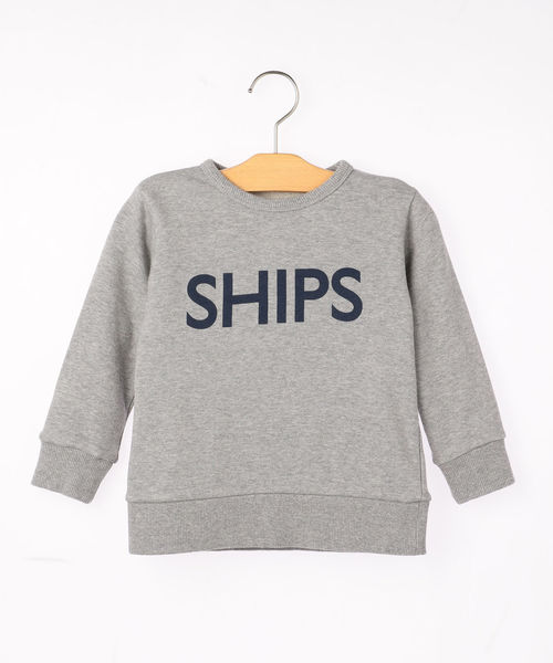 SHIPS(シップス)の「SHIPS KIDS:ロゴ スウェット(100~130cm)(スウェット・キッズ・ナチュラル/ネイビー/グレー/マスタード/ライトブルー・100/110/120/130)」の7枚目の写真