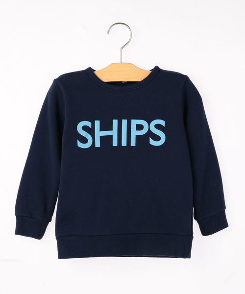 SHIPS(シップス)の「SHIPS KIDS:ロゴ スウェット(100~130cm)(スウェット・キッズ・ナチュラル/ネイビー/グレー/マスタード/ライトブルー・100/110/120/130)」の6枚目の写真