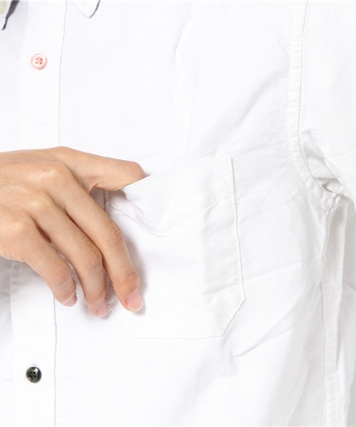 RATTLE TRAP（ラトルトラップ）の「先染めオックスボタンダウンシャツ（シャツ/ブラウス・メンズ・ホワイト/ブルー/サックスブルー/ピンク・SMALL/MEDIUM/LARGE/LL）」の8枚目の写真