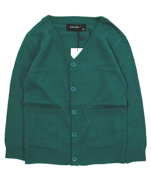 THE CASUAL(カジュアル)の「カシミヤタッチ ニット カーディガン キッズ(カーディガン/ボレロ・キッズ・キャメル/オフホワイト/杢グレー/ブルーグリーン/ブラック/ブラウン/ネイビー/チャコール/ワイン/ピンク・140cm/150cm/120cm/160cm/130cm/110cm)」の7枚目の写真