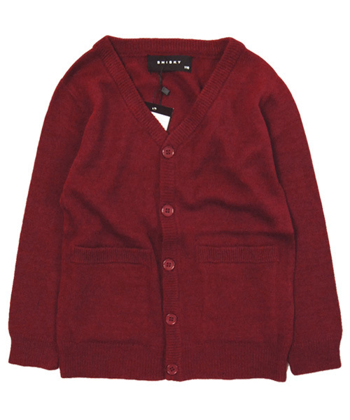 THE CASUAL(カジュアル)の「カシミヤタッチ ニット カーディガン キッズ(カーディガン/ボレロ・キッズ・キャメル/オフホワイト/杢グレー/ブルーグリーン/ブラック/ブラウン/ネイビー/チャコール/ワイン/ピンク・140cm/150cm/120cm/160cm/130cm/110cm)」の10枚目の写真