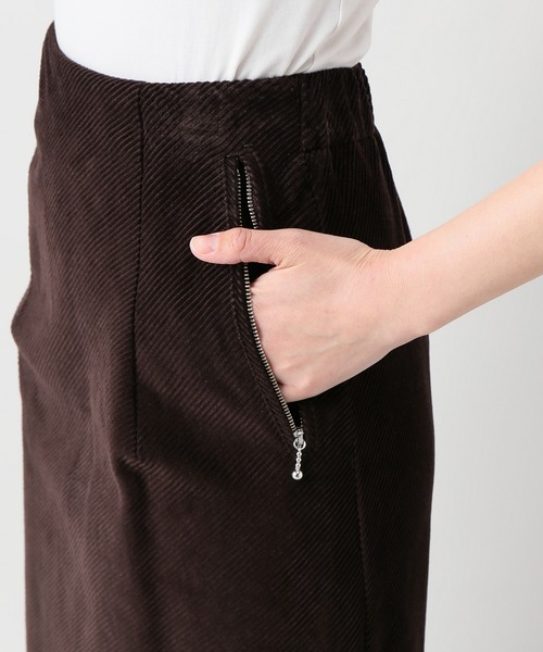 journal standard L'essage（ジャーナルスタンダードレサージュ）の「【OKIRAKU/オキラクｘL’ESSAGE 】コーデュロイスカート#（スカート・レディース・ブラウン・38/36）」の11枚目の写真