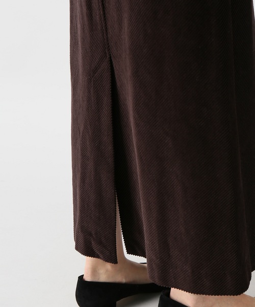 journal standard L'essage（ジャーナルスタンダードレサージュ）の「【OKIRAKU/オキラクｘL’ESSAGE 】コーデュロイスカート#（スカート・レディース・ブラウン・38/36）」の4枚目の写真