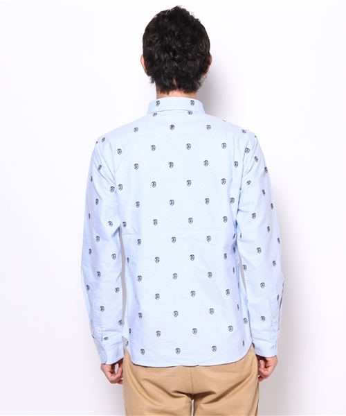 BEAMS（ビームス）の「○O.EMBROIDERY BD（シャツ/ブラウス・メンズ・ホワイト/サックスブルー・SMALL/MEDIUM/LARGE）」の5枚目の写真