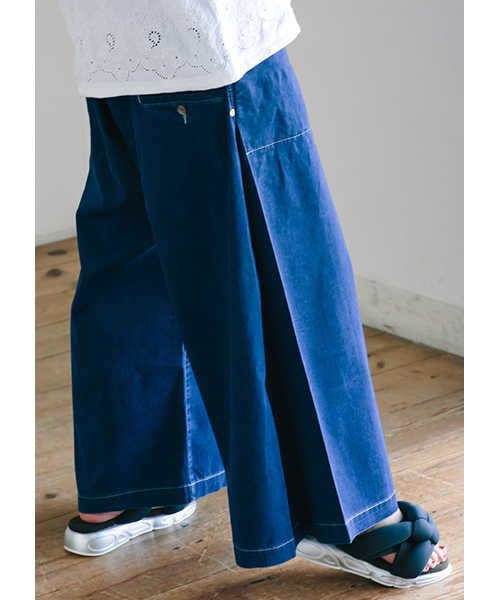 mercibeaucoup,（メルシーボークー）の「プリーツデニム（デニムパンツ