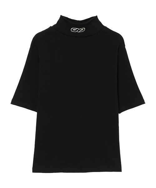 Candy Stripper(キャンディストリッパー)の「CAN HIGHNECK トップス(Tシャツ/カットソー・レディース・ブラック/パープル/ピンク/グリーン/イエロー・2)」の2枚目の写真