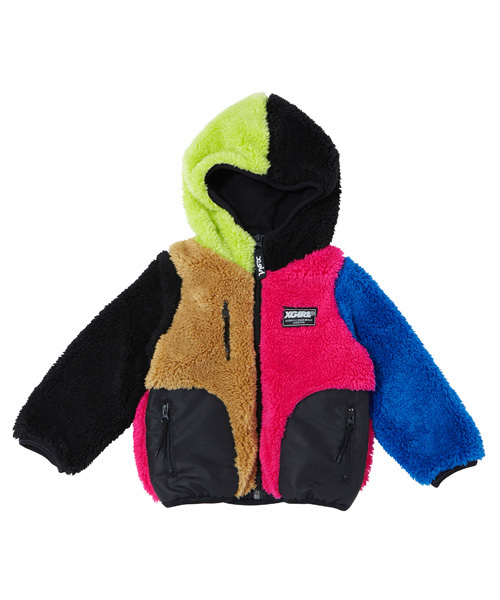 X-girl Stages（エックスガールステージス）の「FLUFFY  JUMPER (4T～7T)（その他アウター・キッズ・ブラック/ネイビー/マルチ・4T/5T/6T/7T）」の4枚目の写真