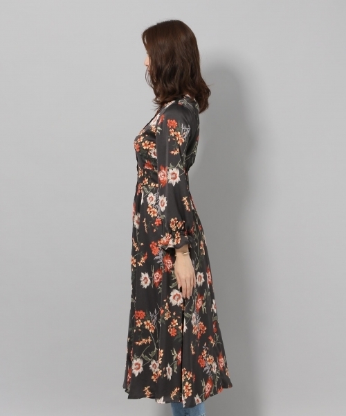 Andemiu（アンデミュウ）の「【WEB限定】ハナガラシャツワンピース 814313（シャツワンピース・レディース・ブラック/ライトグリーン・FREE）」の8枚目の写真