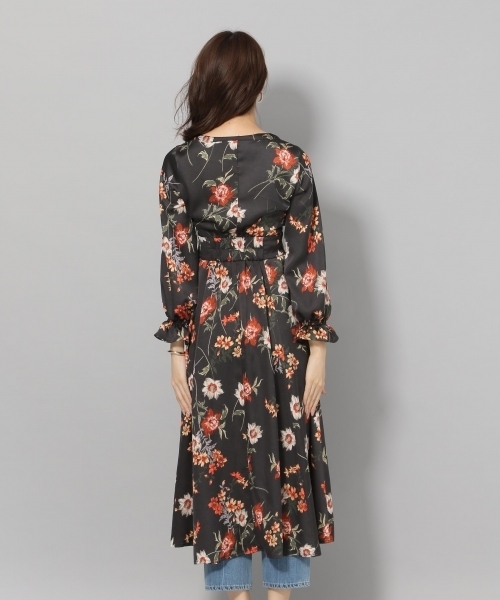 Andemiu（アンデミュウ）の「【WEB限定】ハナガラシャツワンピース 814313（シャツワンピース・レディース・ブラック/ライトグリーン・FREE）」の9枚目の写真