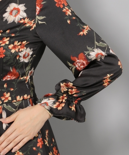 Andemiu（アンデミュウ）の「【WEB限定】ハナガラシャツワンピース 814313（シャツワンピース・レディース・ブラック/ライトグリーン・FREE）」の13枚目の写真