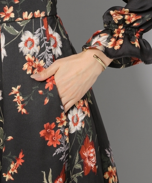 Andemiu（アンデミュウ）の「【WEB限定】ハナガラシャツワンピース 814313（シャツワンピース・レディース・ブラック/ライトグリーン・FREE）」の14枚目の写真