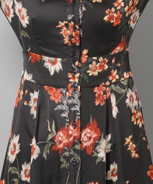 Andemiu（アンデミュウ）の「【WEB限定】ハナガラシャツワンピース 814313（シャツワンピース・レディース・ブラック/ライトグリーン・FREE）」の15枚目の写真