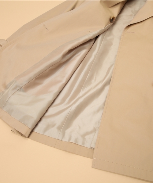 green label relaxing（グリーンレーベルリラクシング）の「◆GT 120/3 ギャバBOX トレンチコート（トレンチコート・レディース・ベージュ/ネイビー・34/36/38/40/42/44）」の20枚目の写真