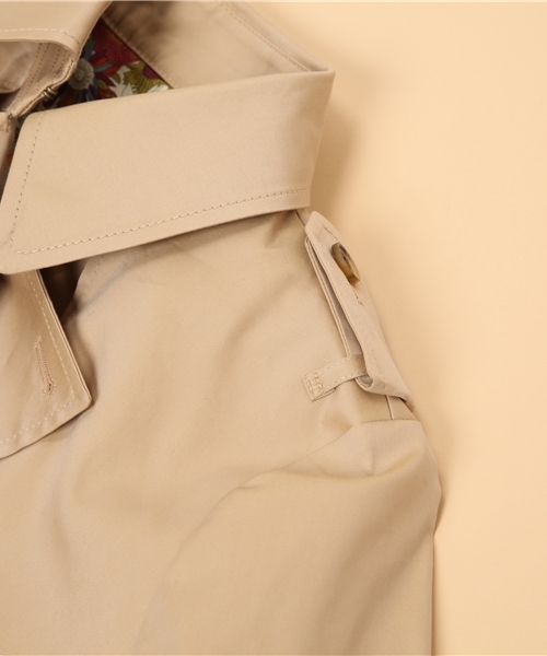 green label relaxing（グリーンレーベルリラクシング）の「◆GT 120/3 ギャバBOX トレンチコート（トレンチコート・レディース・ベージュ/ネイビー・34/36/38/40/42/44）」の10枚目の写真