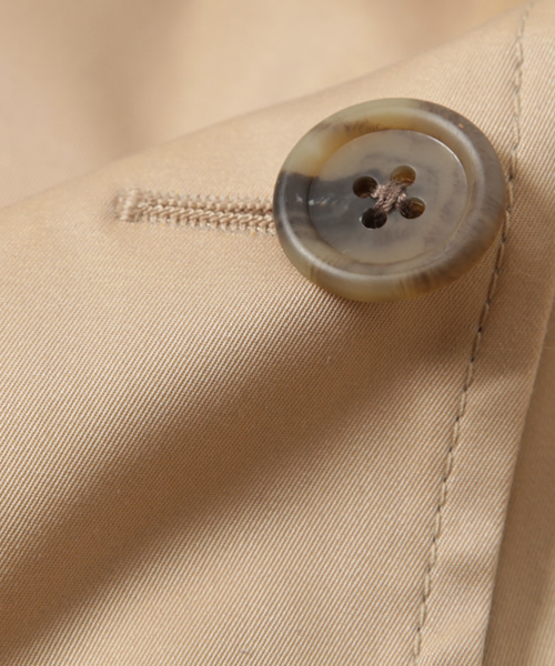 green label relaxing（グリーンレーベルリラクシング）の「◆GT 120/3 ギャバBOX トレンチコート（トレンチコート・レディース・ベージュ/ネイビー・34/36/38/40/42/44）」の4枚目の写真