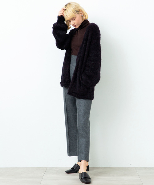 city（シティ）の「【CITY】SHAGGY KNIT CD（カーディガン/ボレロ・レディース・ブラック/ネイビー/イエロー・1）」の15枚目の写真