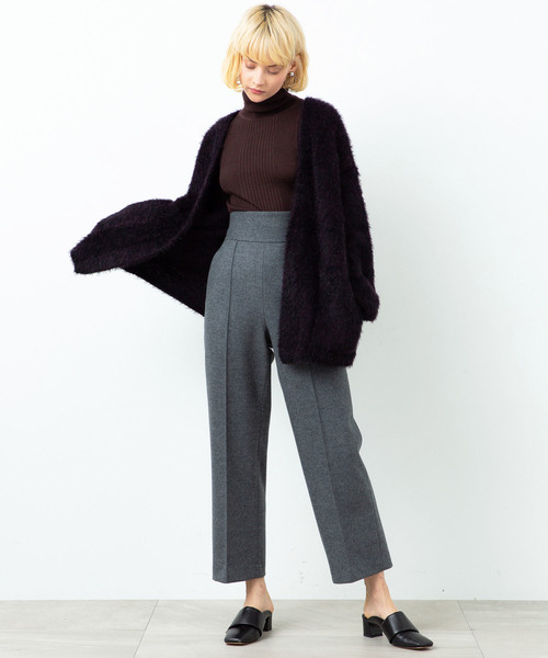 city（シティ）の「【CITY】SHAGGY KNIT CD（カーディガン/ボレロ・レディース・ブラック/ネイビー/イエロー・1）」の6枚目の写真