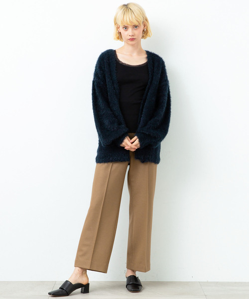 city（シティ）の「【CITY】SHAGGY KNIT CD（カーディガン/ボレロ・レディース・ブラック/ネイビー/イエロー・1）」の17枚目の写真
