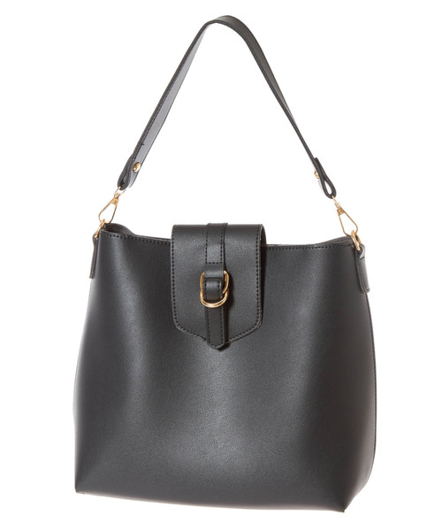 Edit Sheen（エディットシーン）の「ポーチ付きスクエア2wayバッグ（ショルダーバッグ・レディース・ブラック/モカ・FREE）」の10枚目の写真