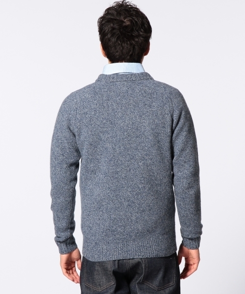 UNITED ARROWS（ユナイテッドアローズ）の「UAS ミックスVネックニット ◆（ニット/セーター・メンズ・ロイヤルブルー/ベージュ/イエロー/レッド/ナチュラル・MEDIUM/LARGE/X-LARGE/SMALL/X-SMALL）」の8枚目の写真