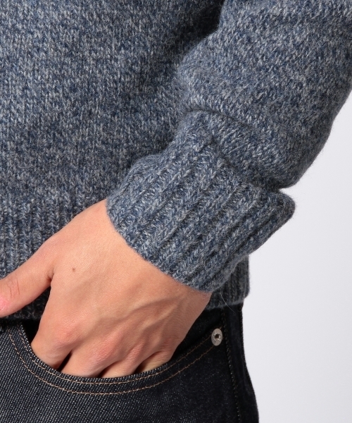 UNITED ARROWS（ユナイテッドアローズ）の「UAS ミックスVネックニット ◆（ニット/セーター・メンズ・ロイヤルブルー/ベージュ/イエロー/レッド/ナチュラル・MEDIUM/LARGE/X-LARGE/SMALL/X-SMALL）」の10枚目の写真