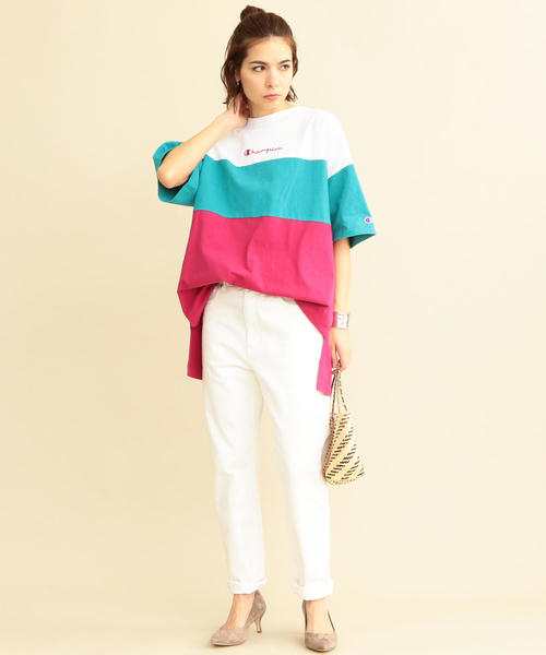BEAUTY&YOUTH UNITED ARROWS(ビューティーアンドユースユナイテッドアローズ)の「【WEB限定】by ※∴デニムテーパードパンツ(デニムパンツ・レディース・オフホワイト/ネイビー・L/S/M)」の13枚目の写真