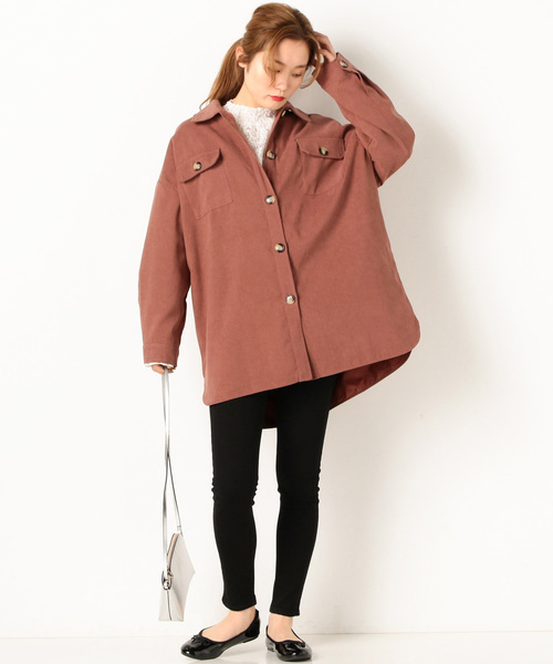 archives（アルシーヴ）の「CPOシャツジャケット（ミリタリージャケット・レディース・カーキ/アイボリー/シルバーグレー/モカ/ブラック・MEDIUM）」の12枚目の写真