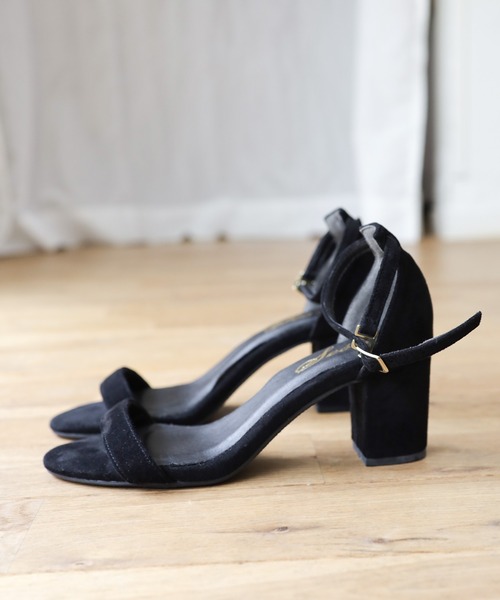 SESTO（セスト）の「6.5cmチャンキーヒールのワンストラップサンダル（サンダル・レディース・ネイビー/パイソン/アイボリー/ブラウン/パープル/レオパード/イエロー/シルバー/ブラック/グレイッシュベージュ・L/LL/SS/M/S/3L）」の16枚目の写真