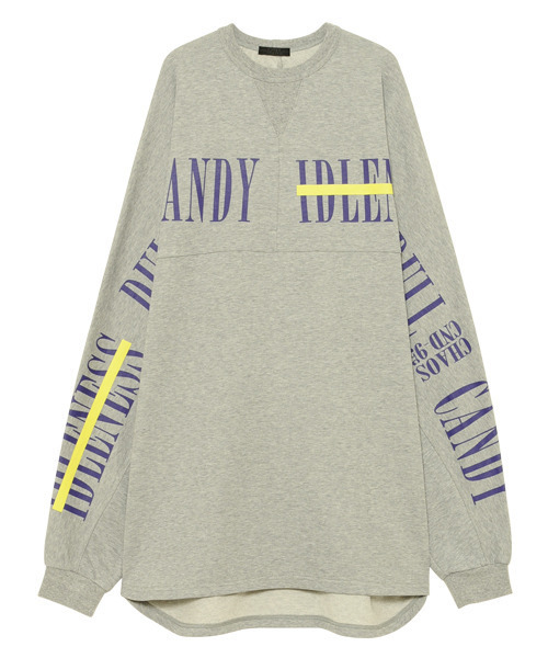 Candy Stripper（キャンディストリッパー）の「DULL CANDY SWEAT ワンピース（ワンピース・レディース・ブラック/ヘザーグレー/パープル・2）」の3枚目の写真