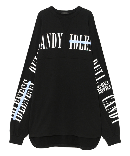 Candy Stripper（キャンディストリッパー）の「DULL CANDY SWEAT ワンピース（ワンピース・レディース・ブラック/ヘザーグレー/パープル・2）」の2枚目の写真