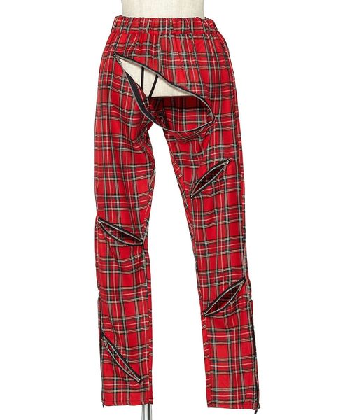 ankoROCK アンコロック　超パンクスリムパンツ　イージーパンツ　チェック柄 ankoROCK アンコロック 超パンクスリムパンツ イージーパンツ