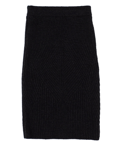 ALEXIA STAM（アリシアスタン）の「Knit Midi Skirt/ニットスカート（スカート・レディース・ブラック/ベージュ・FREE）」の12枚目の写真