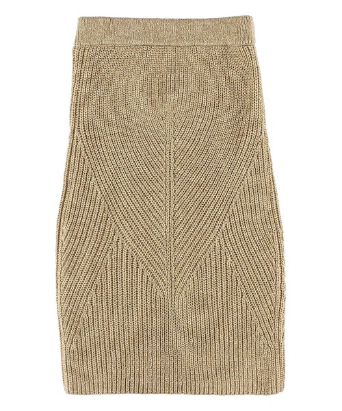 ALEXIA STAM（アリシアスタン）の「Knit Midi Skirt/ニットスカート（スカート・レディース・ブラック/ベージュ・FREE）」の16枚目の写真