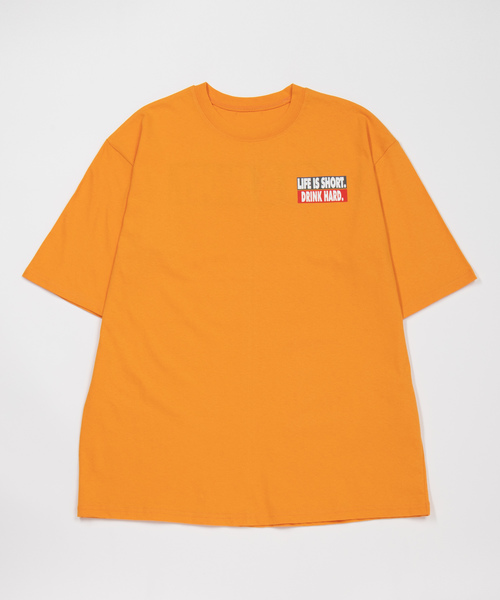 DING（ディング）の「DING/LIFE IS SHORT Tシャツ（Tシャツ/カットソー・レディース・オレンジ/グリーン/ホワイト・FREE）」の12枚目の写真