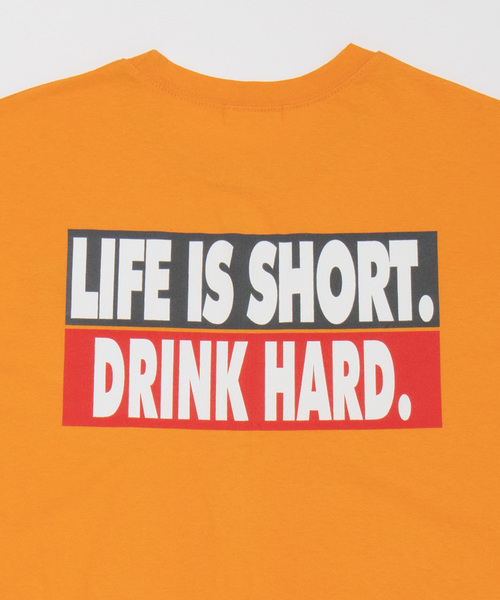 DING（ディング）の「DING/LIFE IS SHORT Tシャツ（Tシャツ/カットソー・レディース・オレンジ/グリーン/ホワイト・FREE）」の13枚目の写真