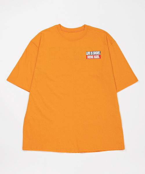 DING（ディング）の「DING/LIFE IS SHORT Tシャツ（Tシャツ/カットソー・レディース・オレンジ/グリーン/ホワイト・FREE）」の20枚目の写真