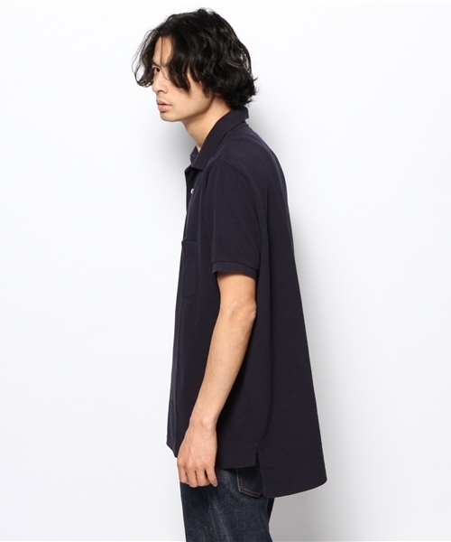 BEAMS（ビームス）の「○SCYE×BEAMS / 別注 BIG POLO（ポロシャツ・メンズ・ホワイト/レッド/ネイビー・36/38）」の6枚目の写真