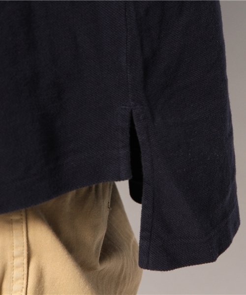 BEAMS（ビームス）の「○SCYE×BEAMS / 別注 BIG POLO（ポロシャツ・メンズ・ホワイト/レッド/ネイビー・36/38）」の4枚目の写真