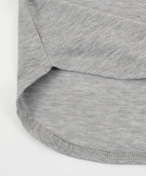 titivate(ティティベイト)の「配色フレンチスリーブカットソープルオーバー(Tシャツ/カットソー・レディース・ブラック/ブラウン/オフホワイト/杢グレー・S/M/L)」の15枚目の写真