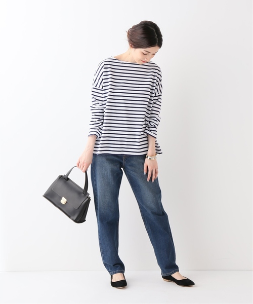 SLOBE IENA(スローブイエナ)の「《追加2》LE DENIM ストレートデニムパンツ◆(デニムパンツ・レディース・ネイビー/ブルー系その他・40/38/36/34)」の5枚目の写真