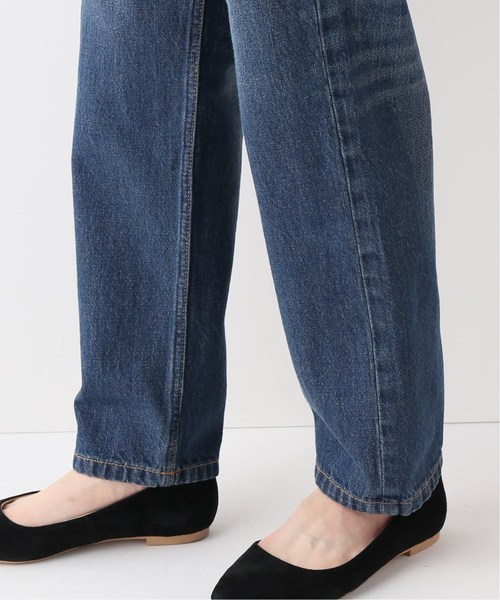 SLOBE IENA(スローブイエナ)の「《追加2》LE DENIM ストレートデニムパンツ◆(デニムパンツ・レディース・ネイビー/ブルー系その他・40/38/36/34)」の18枚目の写真