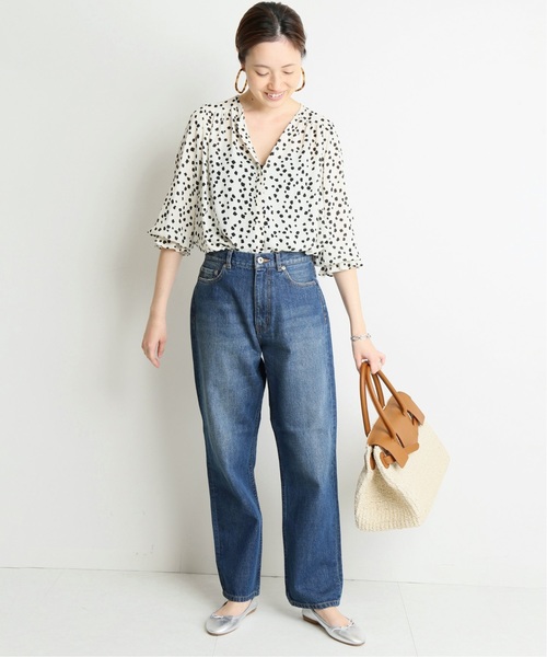SLOBE IENA デニムパンツ ストレートデニム SLOBE IENA ジーンズ デニム デニムパンツ LE DENIM ストレート