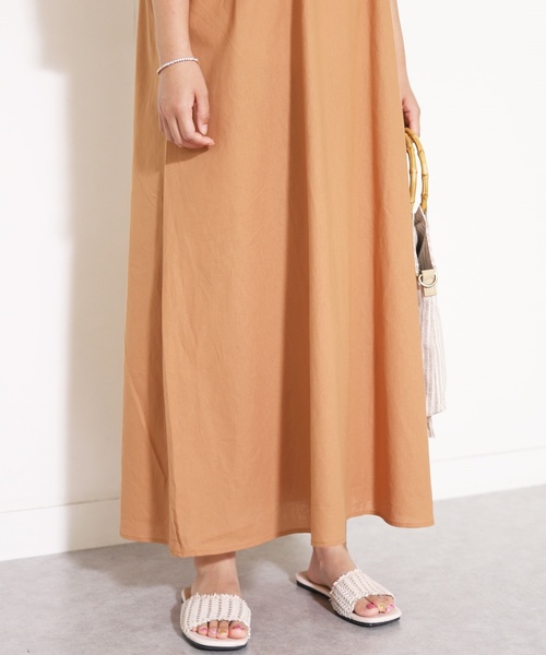 reca（レカ）の「シェルボタンビッグシルエットワンピース（ワンピース・レディース・ブラック/ベージュ/キャメル・M）」の17枚目の写真