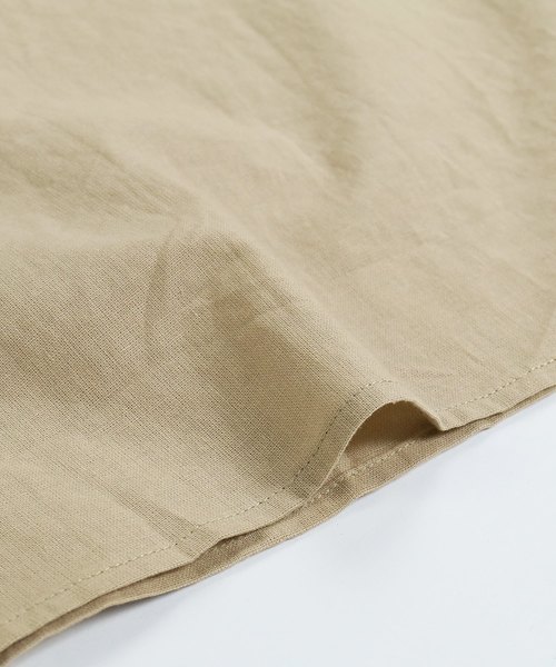 reca（レカ）の「シェルボタンビッグシルエットワンピース（ワンピース・レディース・ブラック/ベージュ/キャメル・M）」の15枚目の写真