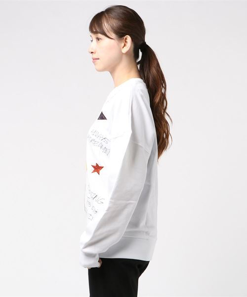 Desigual（デシグアル）の「スウェットロングスリーブ MONI（スウェット・レディース・ホワイト・L/M/S/2L）」の2枚目の写真